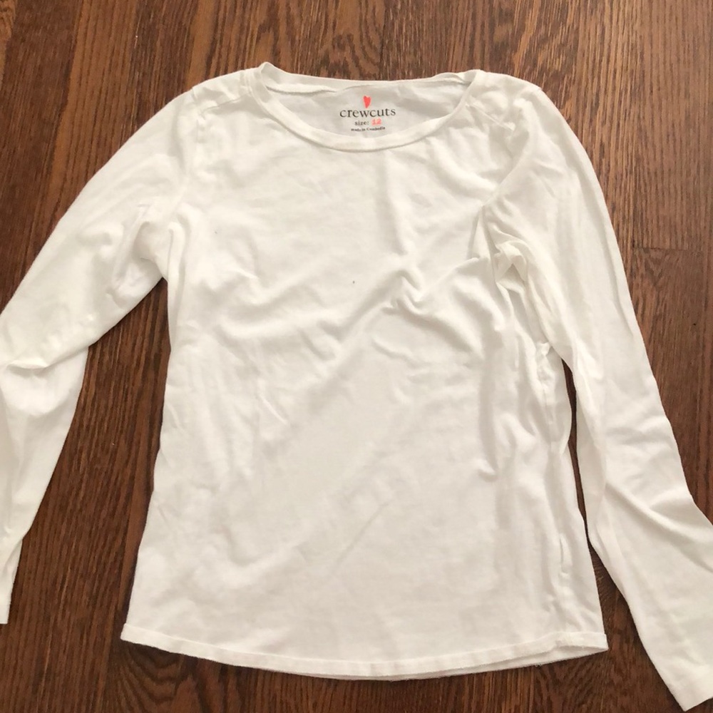 Crewcuts White Long Sleeve